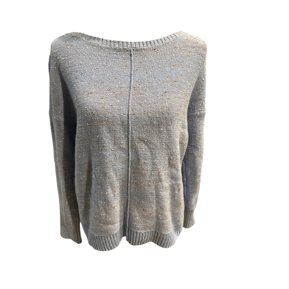 ⭐️ Women’s Talbots Blue Boat Neck Sweater Size Medium Cottagecore Casual